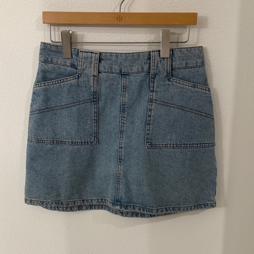 BDG Blue Denim Mini Skirt